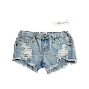 New! Play Six distressed denim shorts